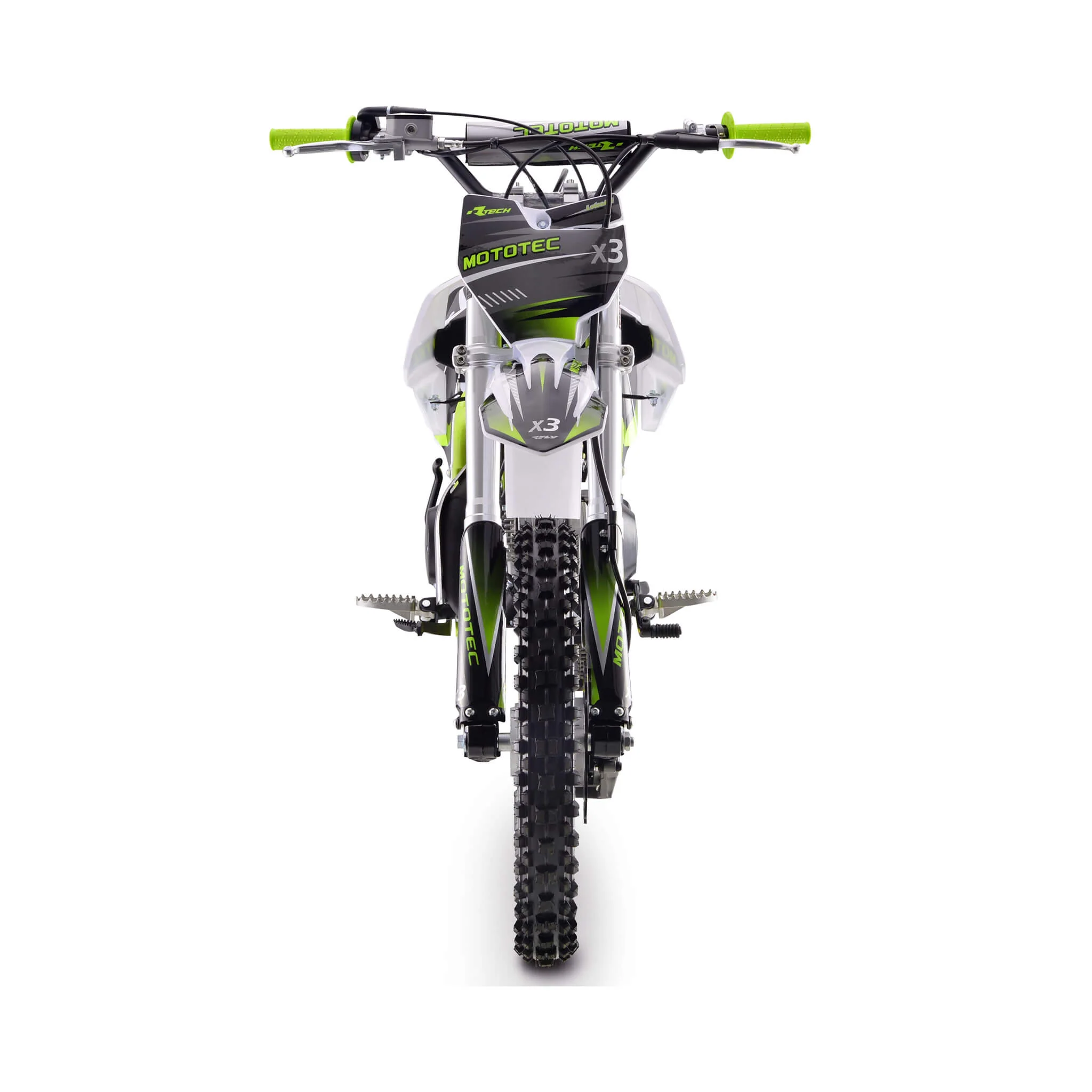 MotoTec X3 125CC 4-Stroke Green Gas-Powered Dirt Bike (SAK86035) - Image 5