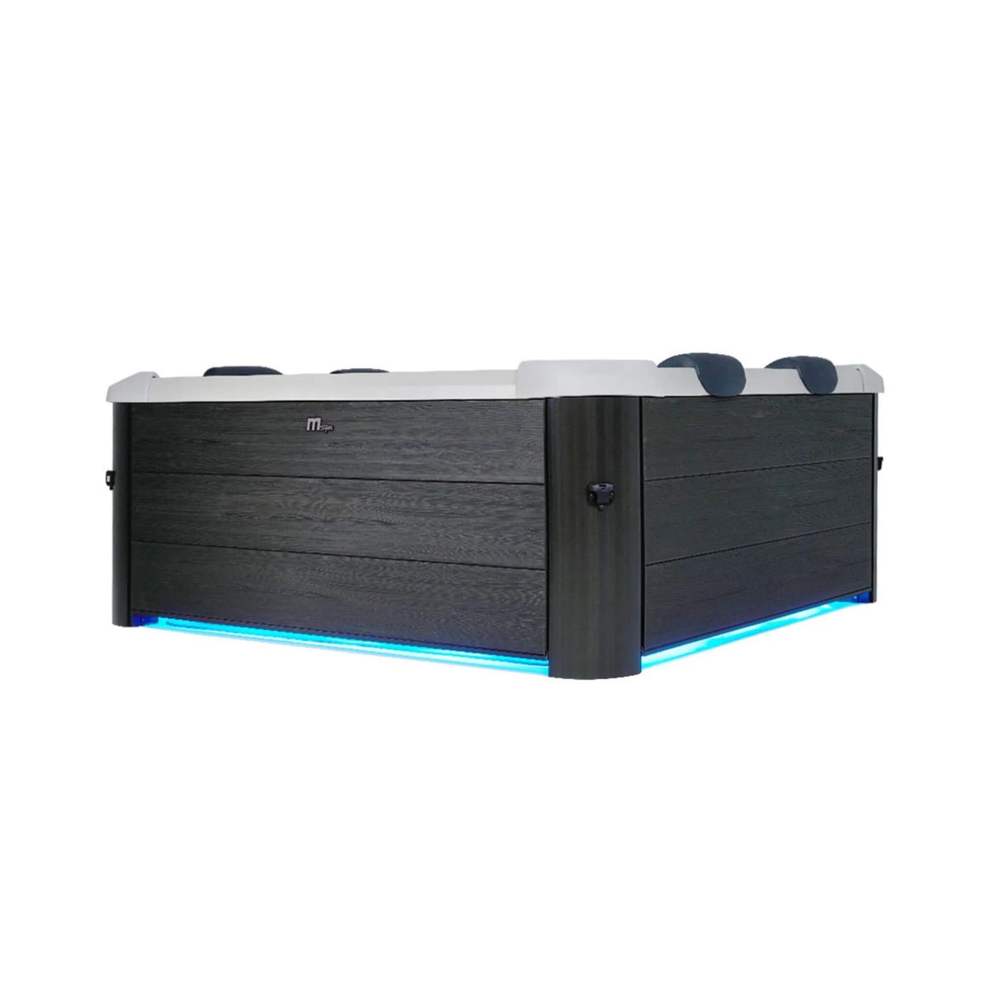 MSpa Oslo Supreme 6-Person 120 Jets Square Spa W/ LED Lights & Integrated App Control [F-OS063W] (SAK93516) - Image 11