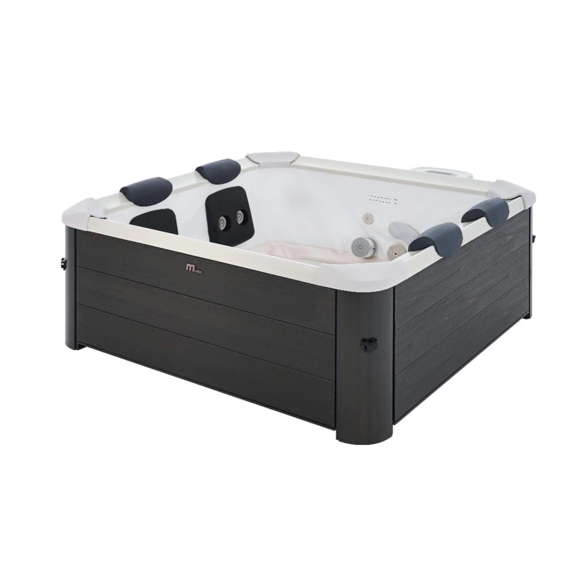 MSpa Oslo Supreme 6-Person 120 Jets Square Spa W/ LED Lights & Integrated App Control [F-OS063W] (SAK93516) - Image 7
