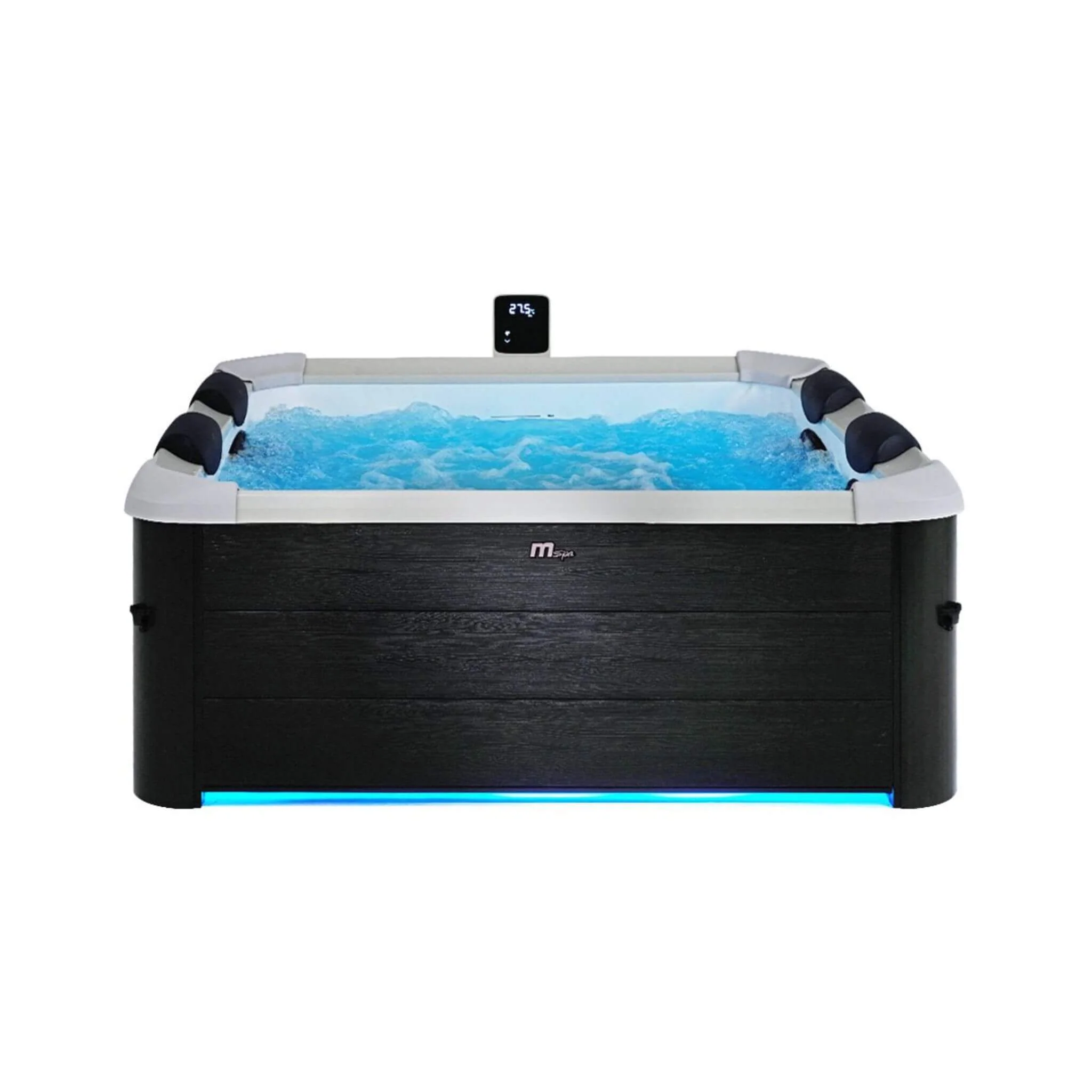 MSpa Oslo Supreme 6-Person 120 Jets Square Spa W/ LED Lights & Integrated App Control [F-OS063W] (SAK93516) - Image 9