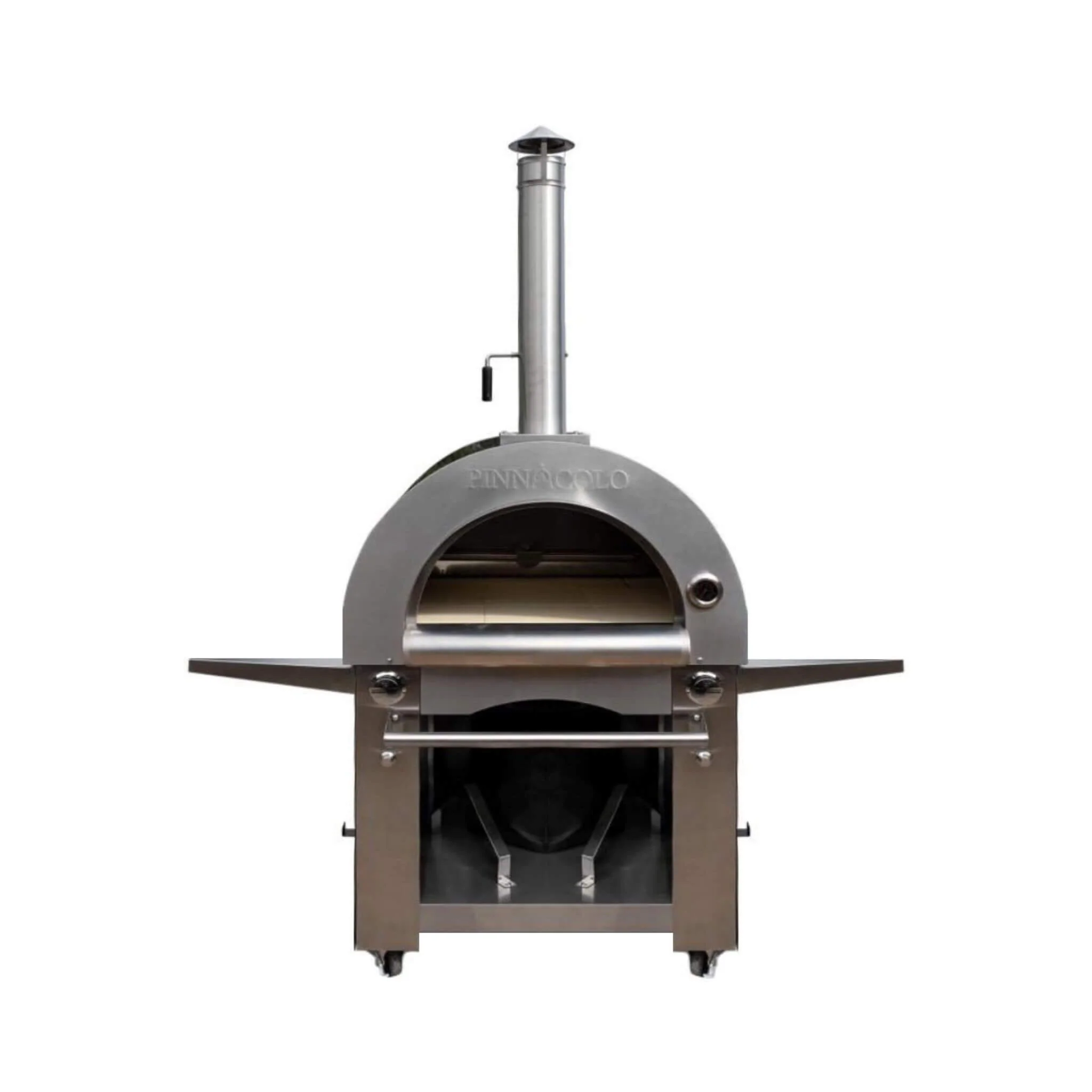 Pinnacolo Ibrido Portable Hybrid Outdoor Wood Fired & Gas Backyard Pizza Oven (SAK96482) - Image 3