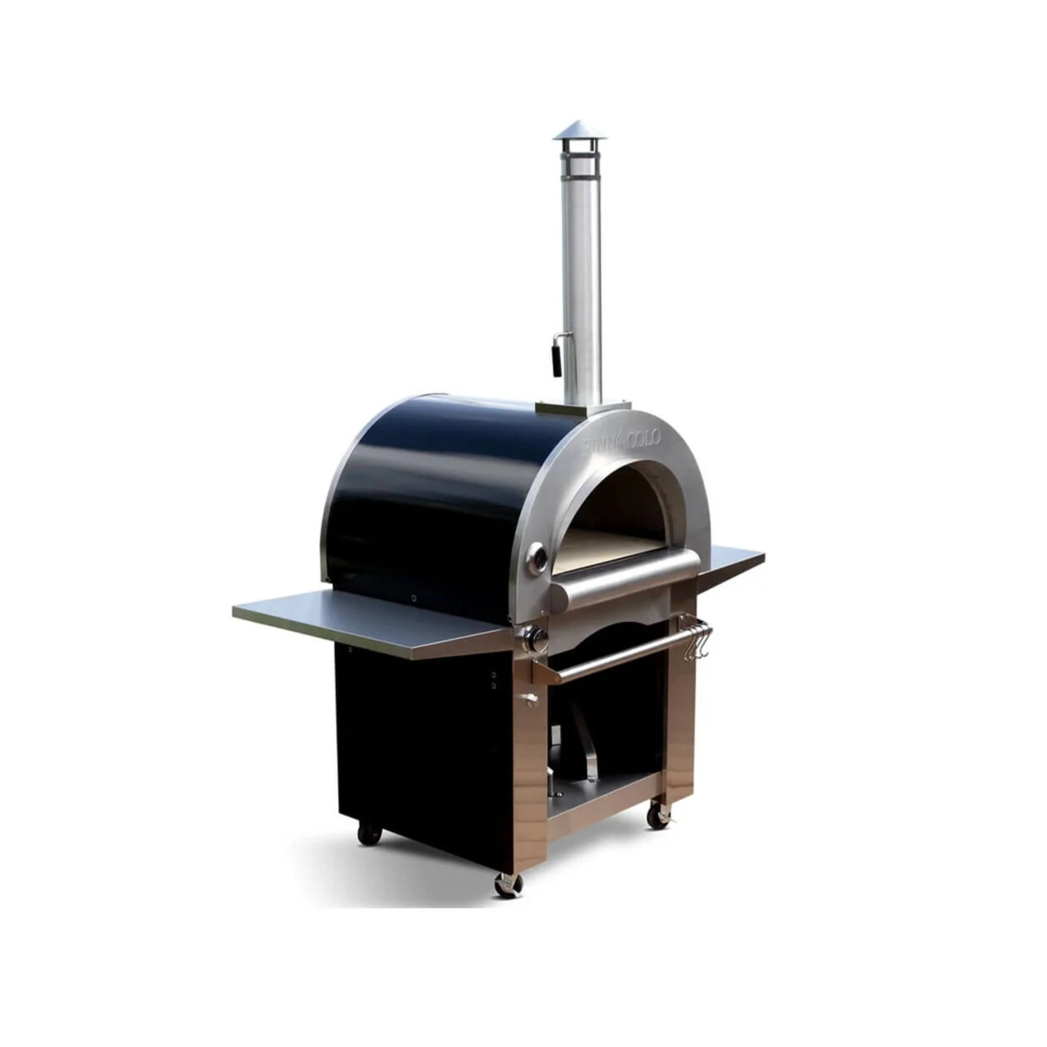 Pinnacolo Ibrido Portable Hybrid Outdoor Wood Fired & Gas Backyard Pizza Oven (SAK96482) - Image 5