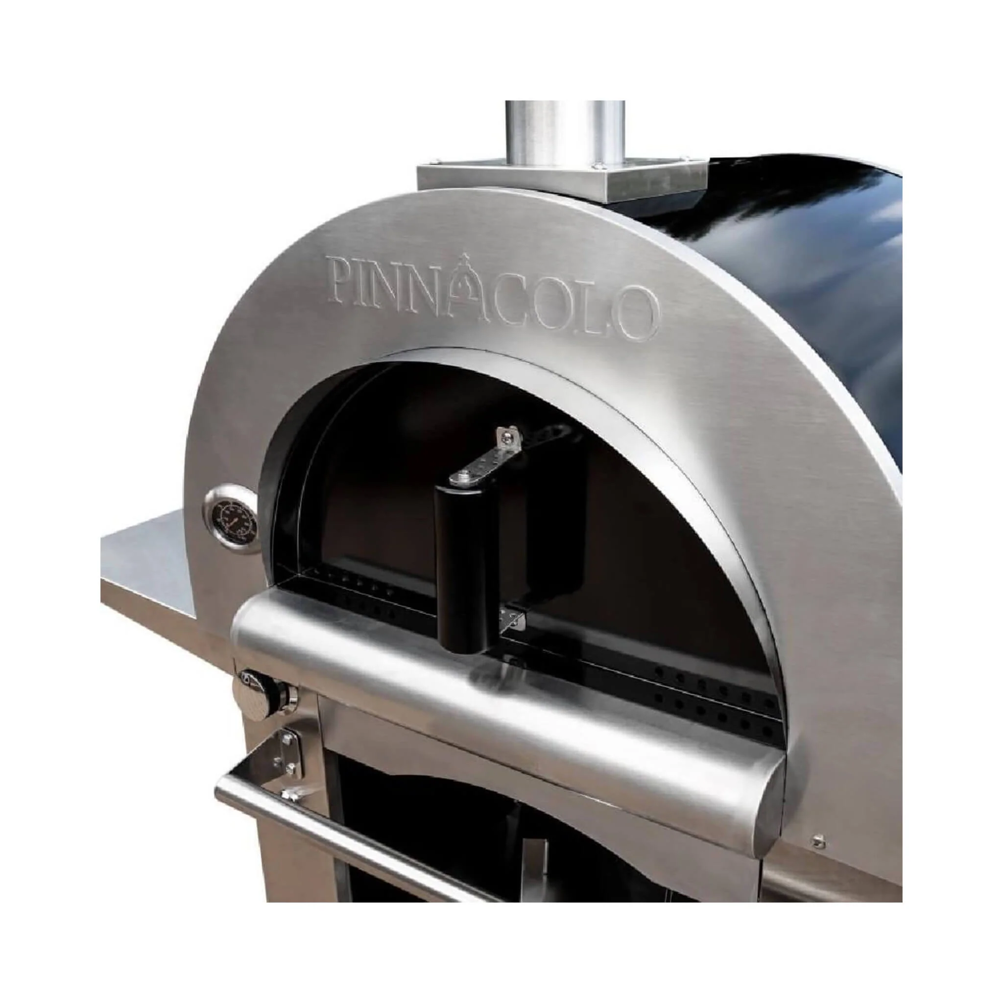 Pinnacolo Ibrido Portable Hybrid Outdoor Wood Fired & Gas Backyard Pizza Oven (SAK96482) - Image 8
