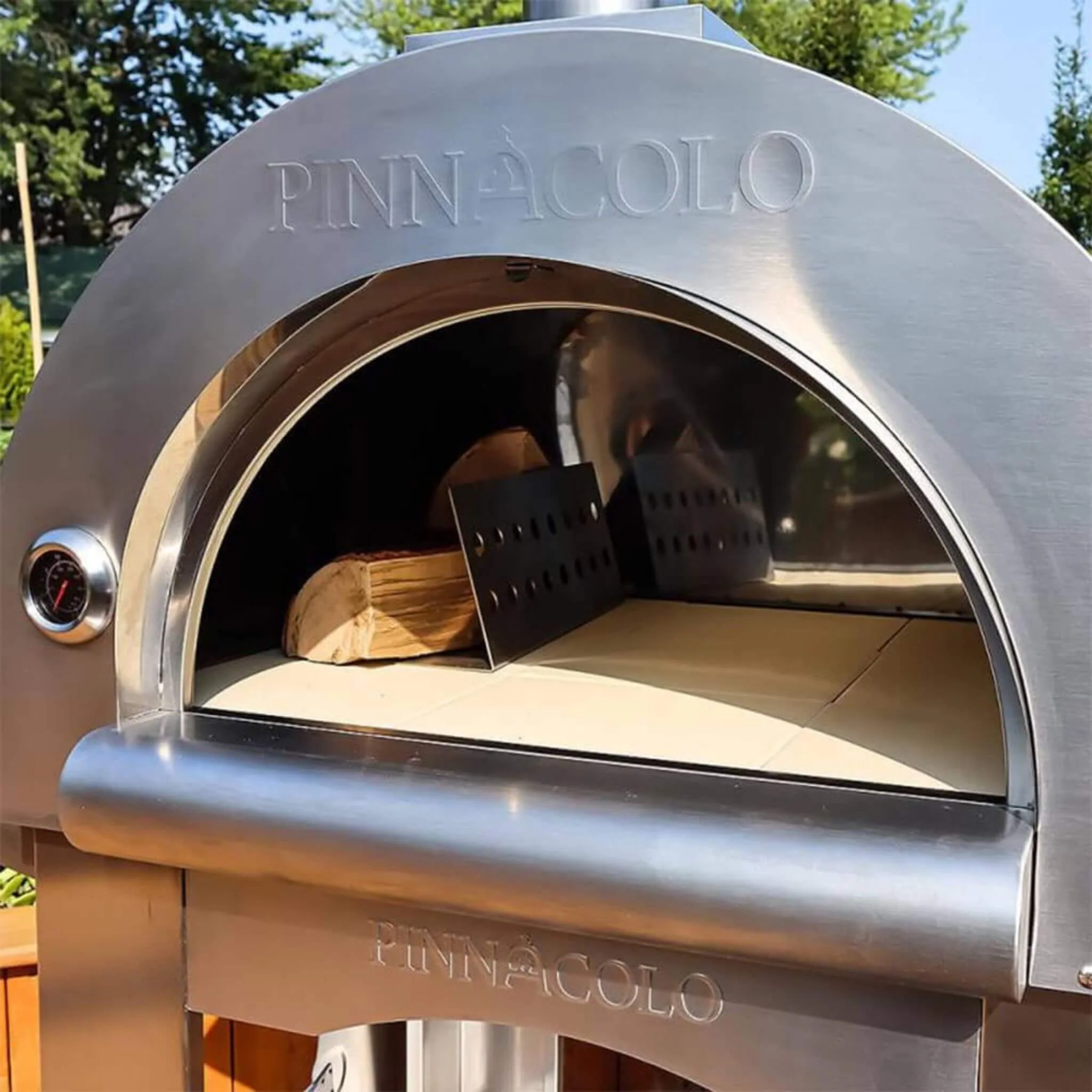 Pinnacolo Premio Portable Outdoor Wood Fired Backyard Pizza Oven (SAK91327) - Image 11