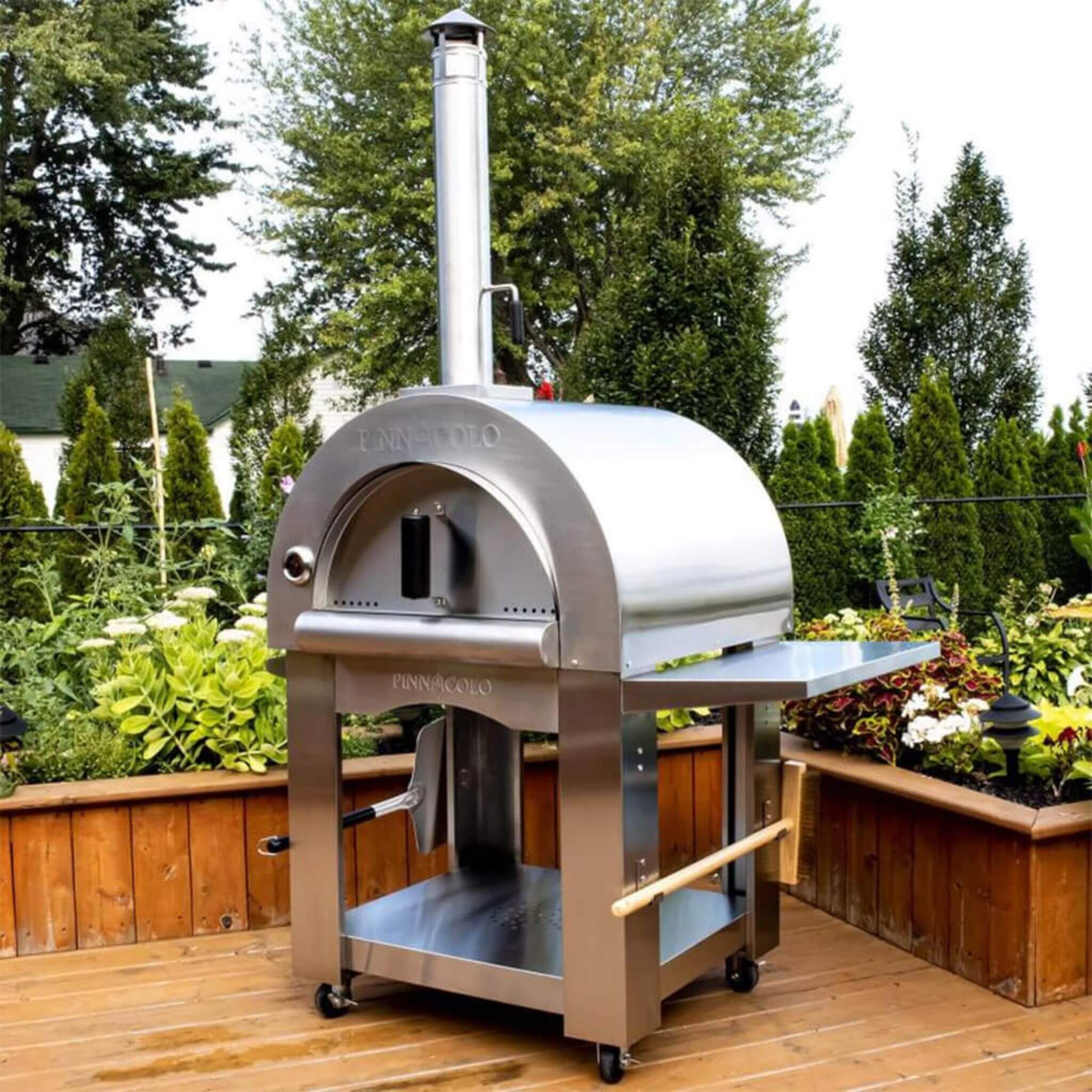 Pinnacolo Premio Portable Outdoor Wood Fired Backyard Pizza Oven (SAK91327) - Image 3