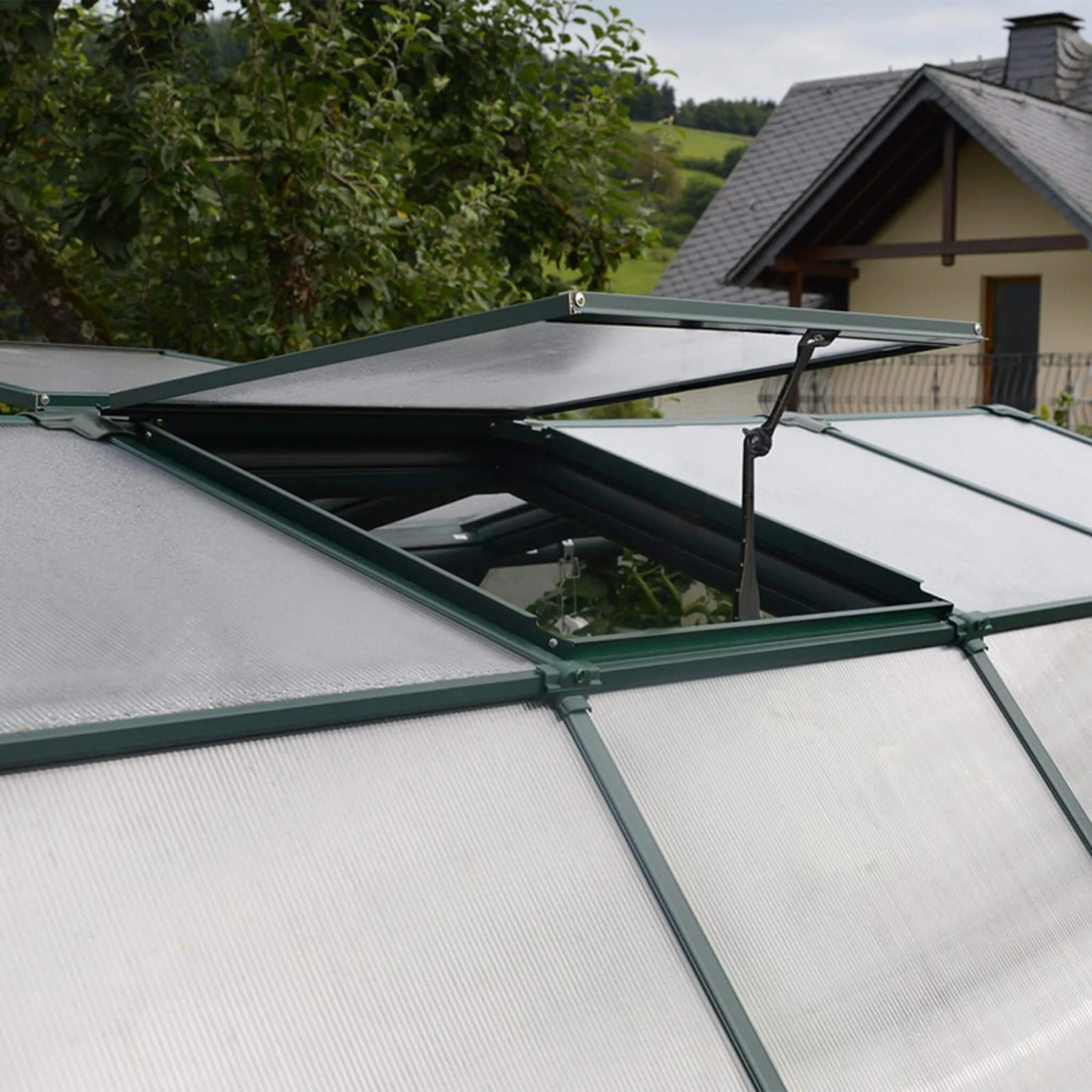 [08X20FT] Extra-Large Barn-Style Weatherproof Walk-In Greenhouse With Roof Vents (SAK85716) - Image 3