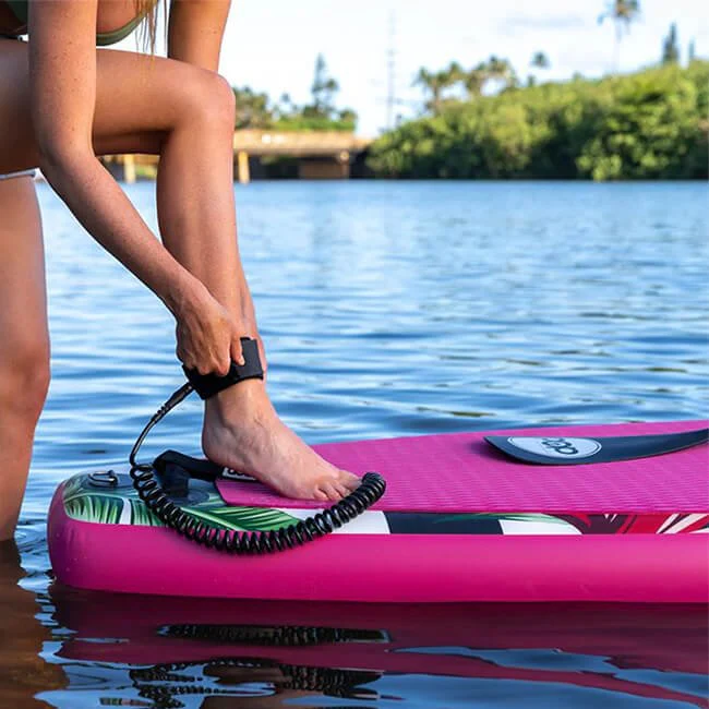 Pop Board Co. Inflatable Board 10'6 Royal Hawaiian Pink/Black (97536410) - Image 8