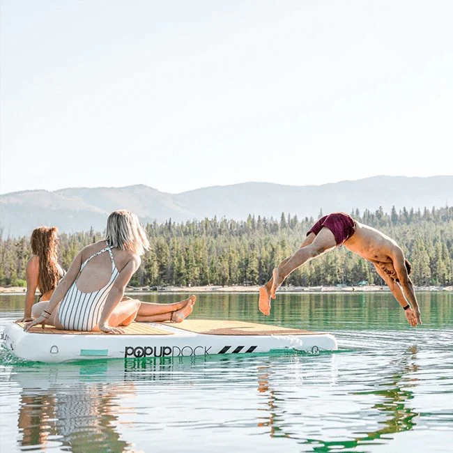 Pop Board Co. Large Inflatable PopUp Dock, 8x7' (98788519) - Image 15