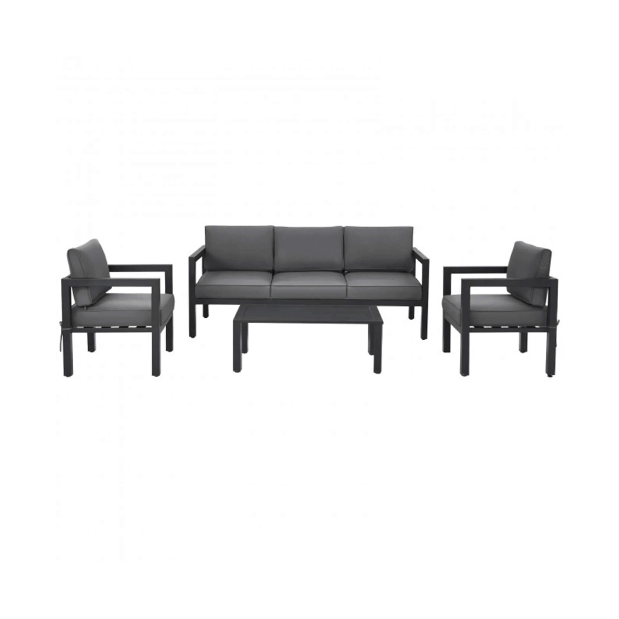 Alora 4-Piece Premium Outdoor Aluminum Furniture Set For Backyard & Poolside (SAK73532) - Image 8