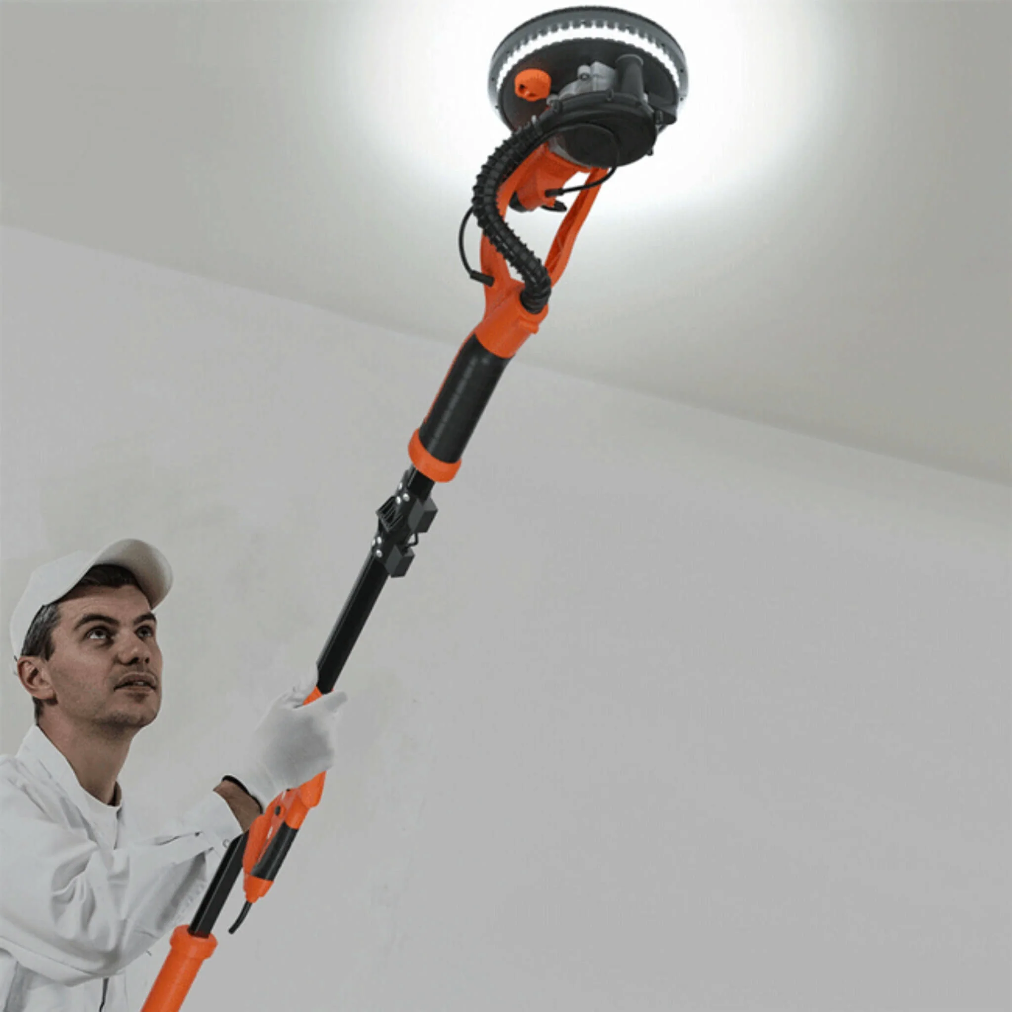 Professional Electric Drywall Ceiling Pole Sander W/ Vacuum, 750W (SAK97855) - Image 15