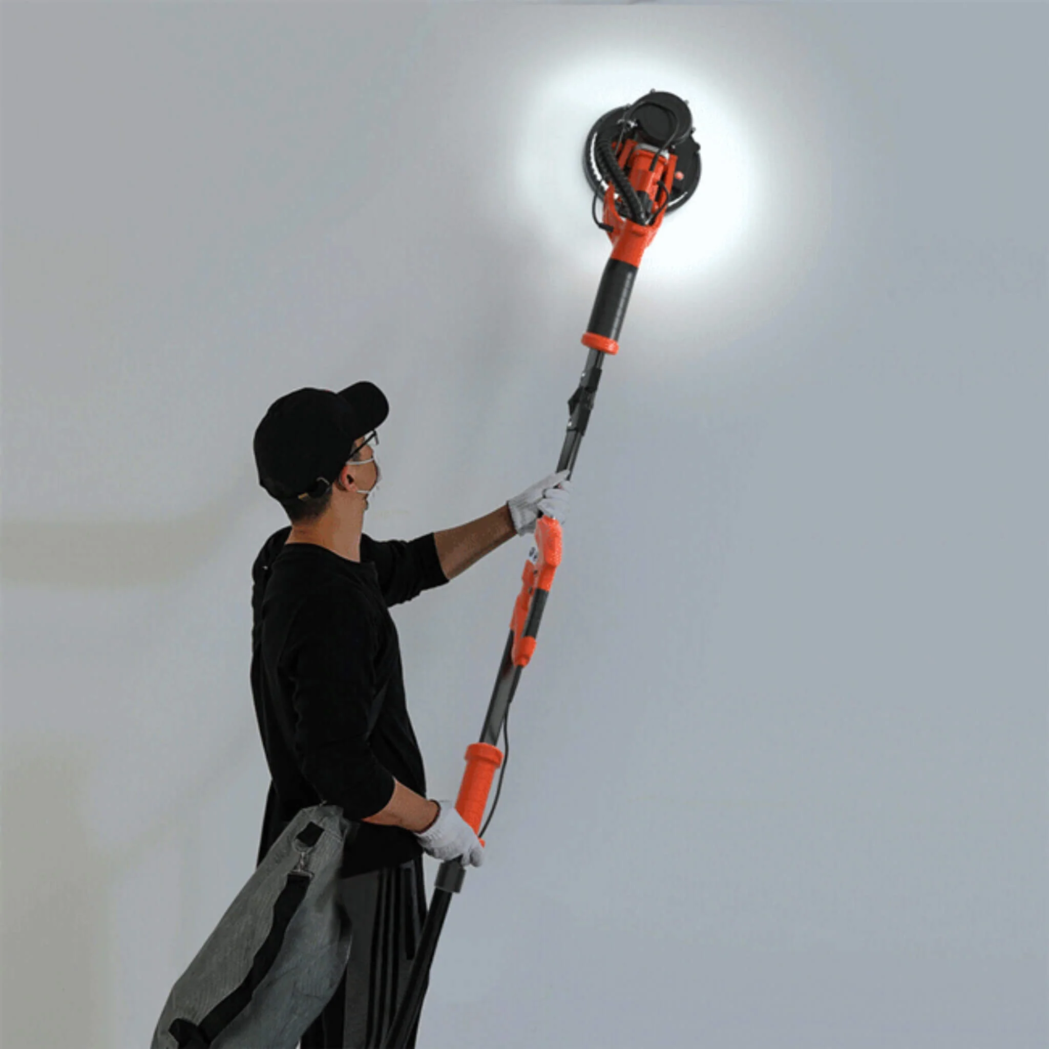 Professional Electric Drywall Ceiling Pole Sander W/ Vacuum, 750W (SAK97855) - Image 4