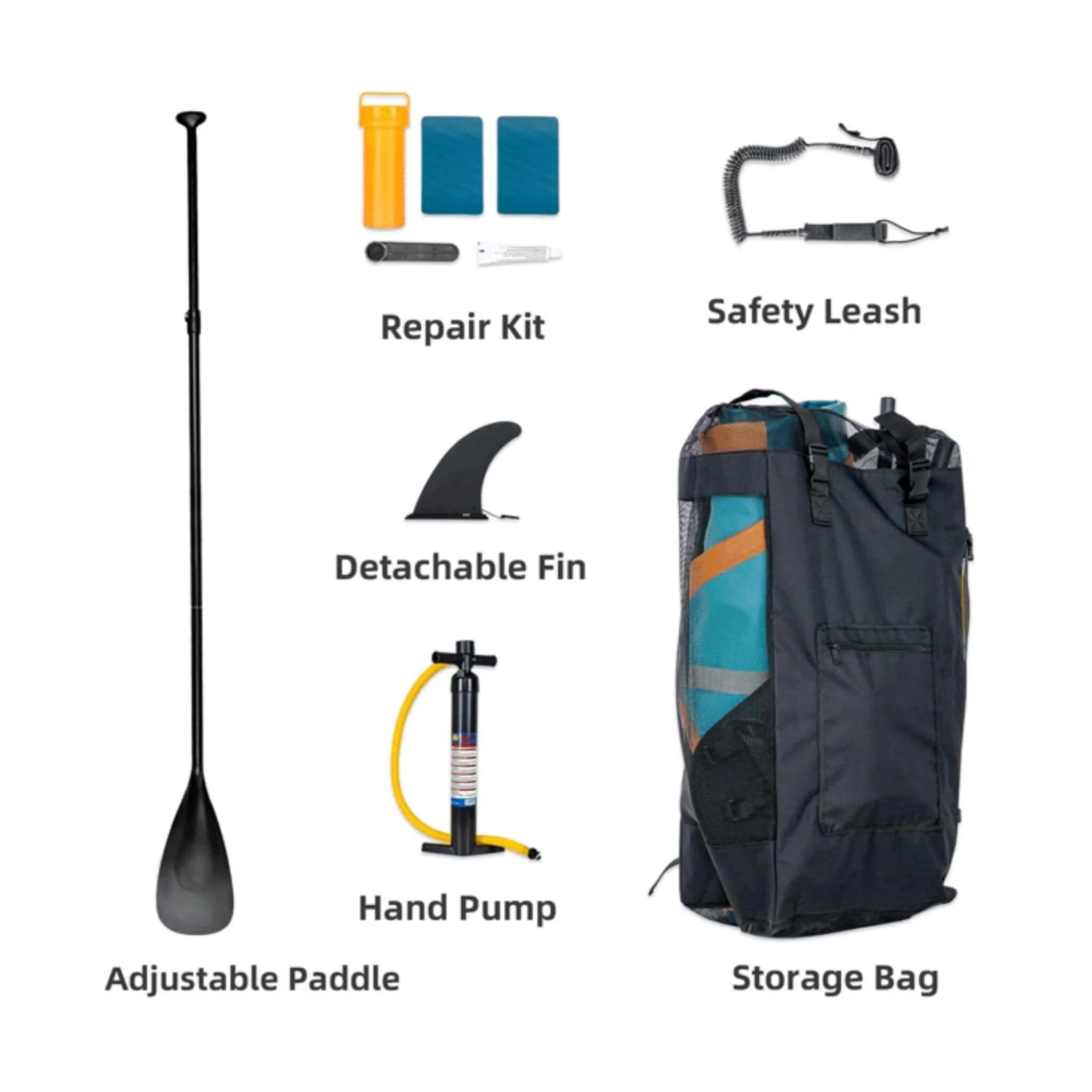 Puluomis 10.6FT Inflatable Stand Up Paddle Board W/ Kayak Seat (SAK36811) - Image 3