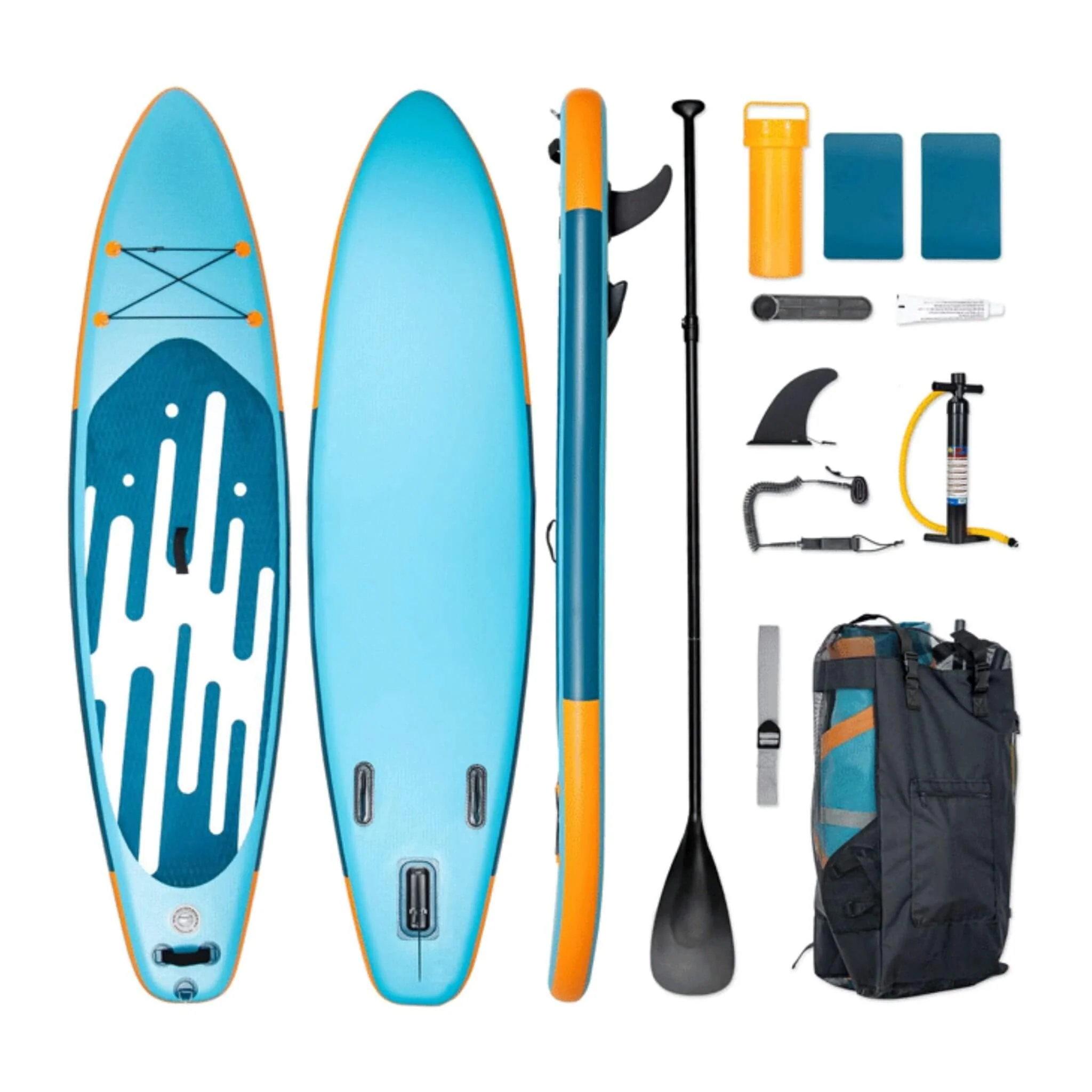 Puluomis 10.6FT Inflatable Stand Up Paddle Board W/ Kayak Seat (SAK36811) - Image 4