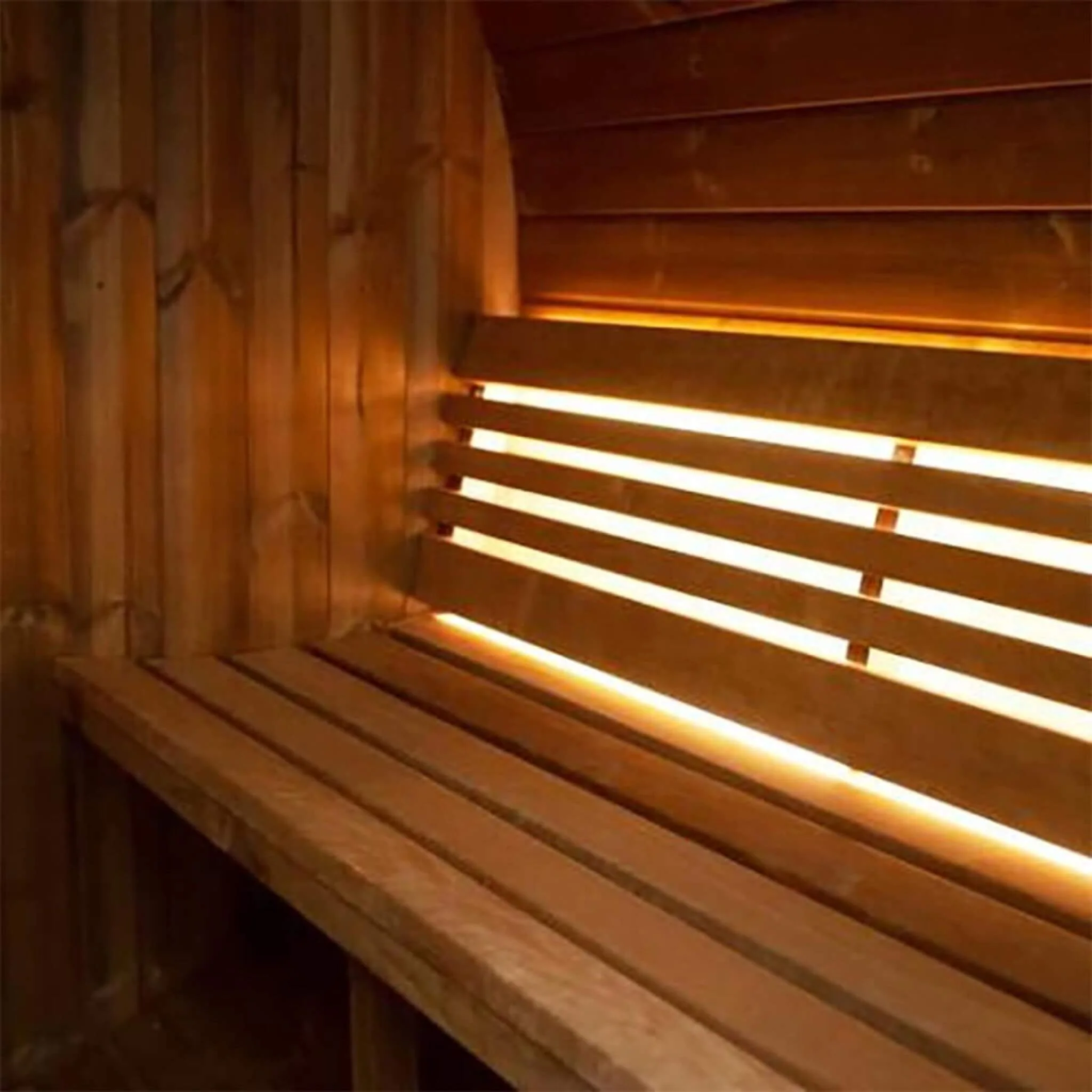 SaunaLife Model E6 Ergo Series 3-Person Thermo-Spruce Backyard Sauna Barrel [SL-MODELE6] (SAK38572) - Image 9