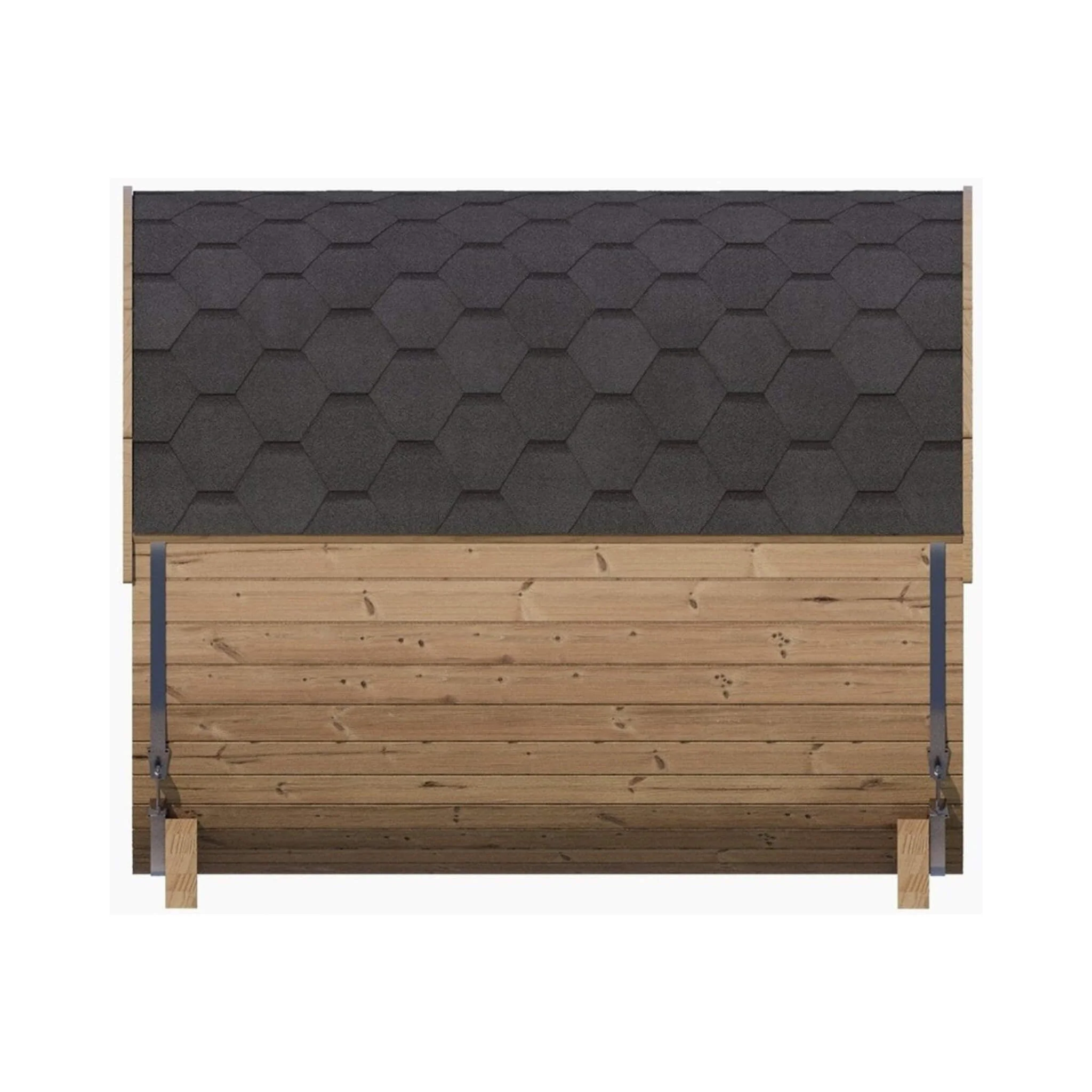 SaunaLife Model E8 Ergo Series 6-Person Outdoor Thermo-Spruce Sauna Barrel [SL-MODELE8] (SAK31809) - Image 4