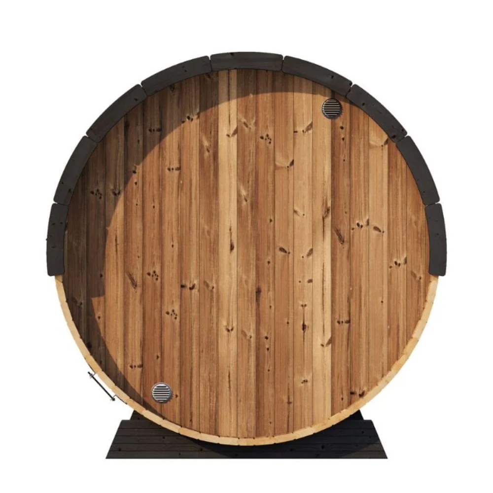 SaunaLife Model EE8G Ergo Series 6-Person Outdoor Sauna Barrel With Tempered Glass Front [SL-MODELEE8G] (SAK95812) - Image 12