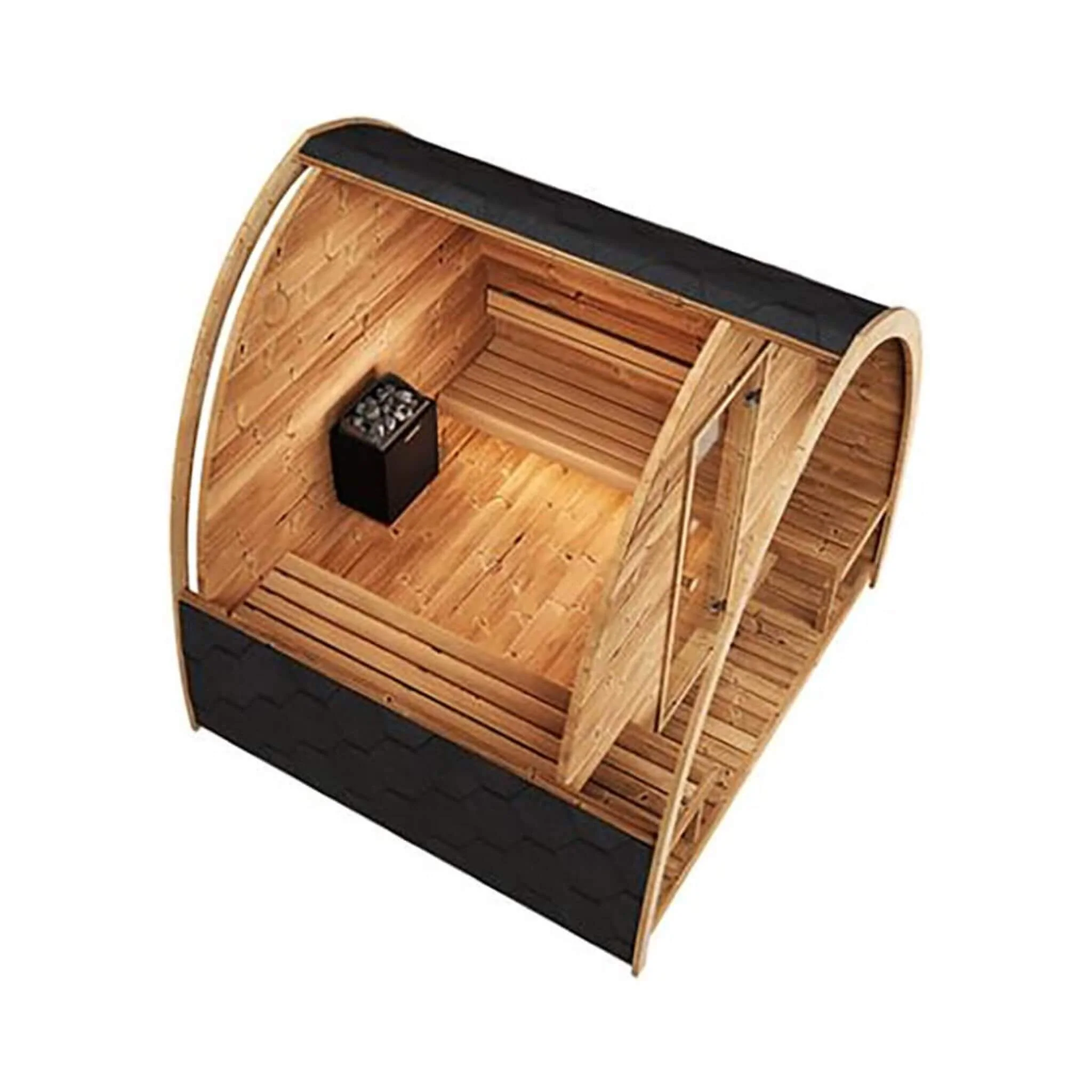SaunaLife Model G3 Garden-Series Luxury Wooden Outdoor Home Sauna Kit [SL-MODELG3] (SAK94768) - Image 11