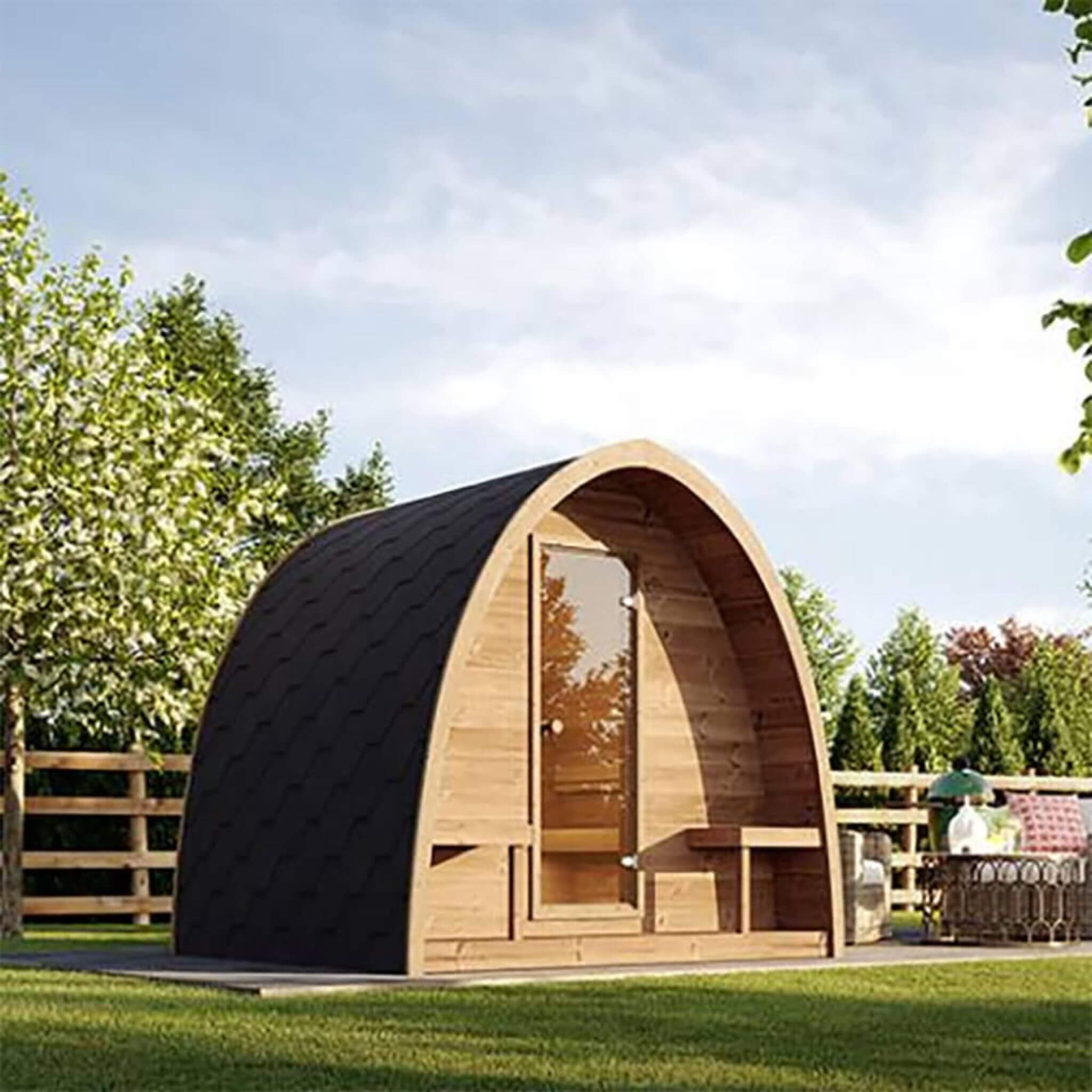 SaunaLife Model G3 Garden-Series Luxury Wooden Outdoor Home Sauna Kit [SL-MODELG3] (SAK94768) - Image 12