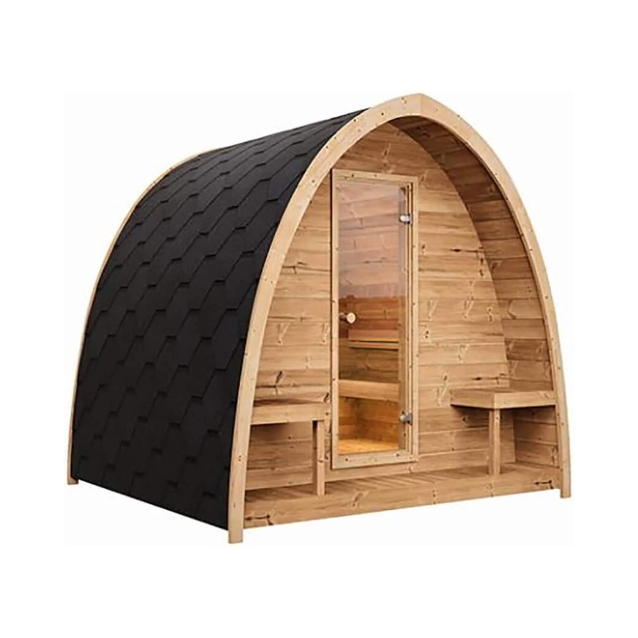 SaunaLife Model G3 Garden-Series Luxury Wooden Outdoor Home Sauna Kit [SL-MODELG3] (SAK94768) - Image 7