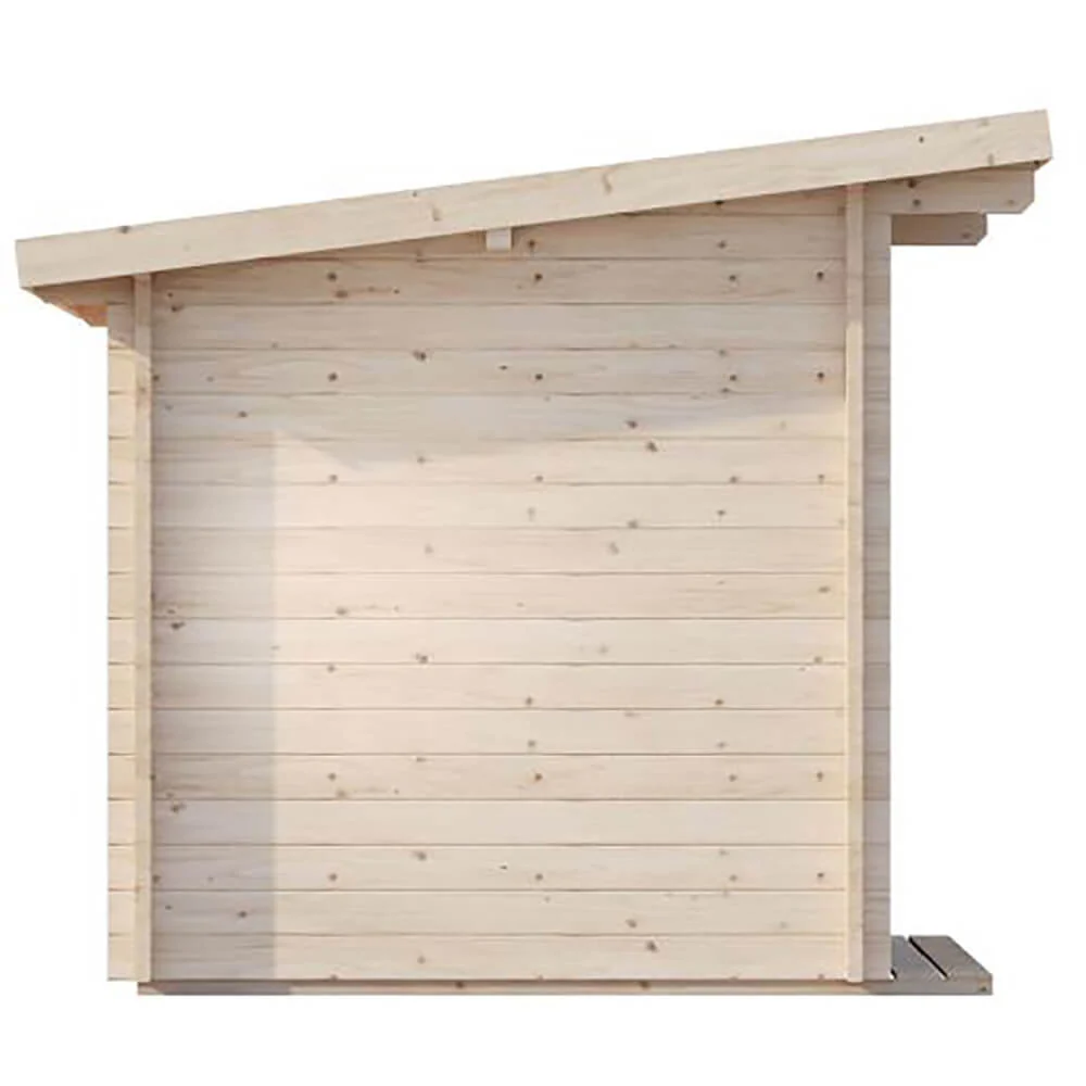 SaunaLife Model G4 6-Person Garden-Series Luxury Wooden Outdoor Home Sauna Kit [SL-MODELG4] (SAK92514) - Image 6