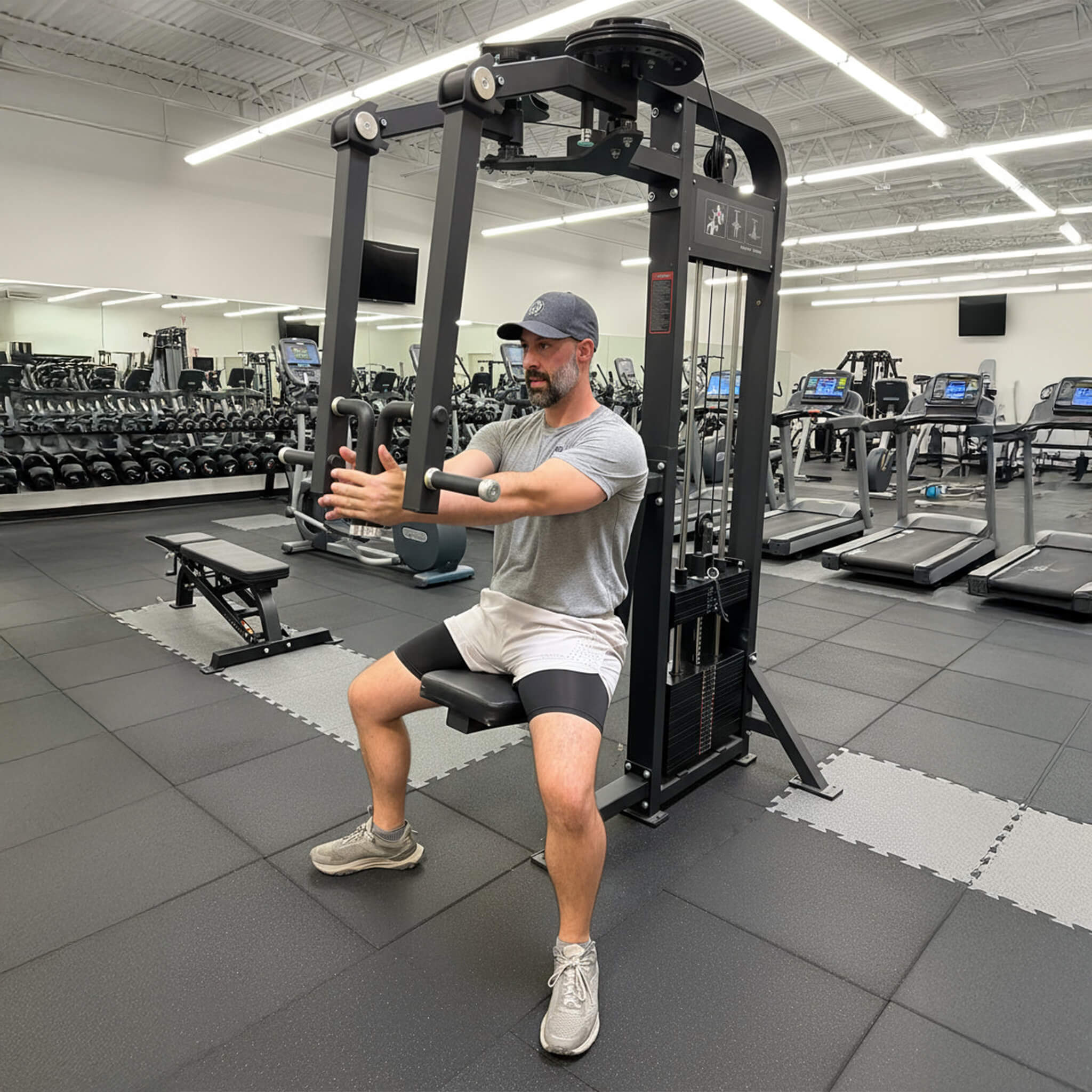 SFE Selectorized Pec And Rear Delt Fly Machine With 250LB Weight Stacks [GC-5047] (SAK81753) - Image 3