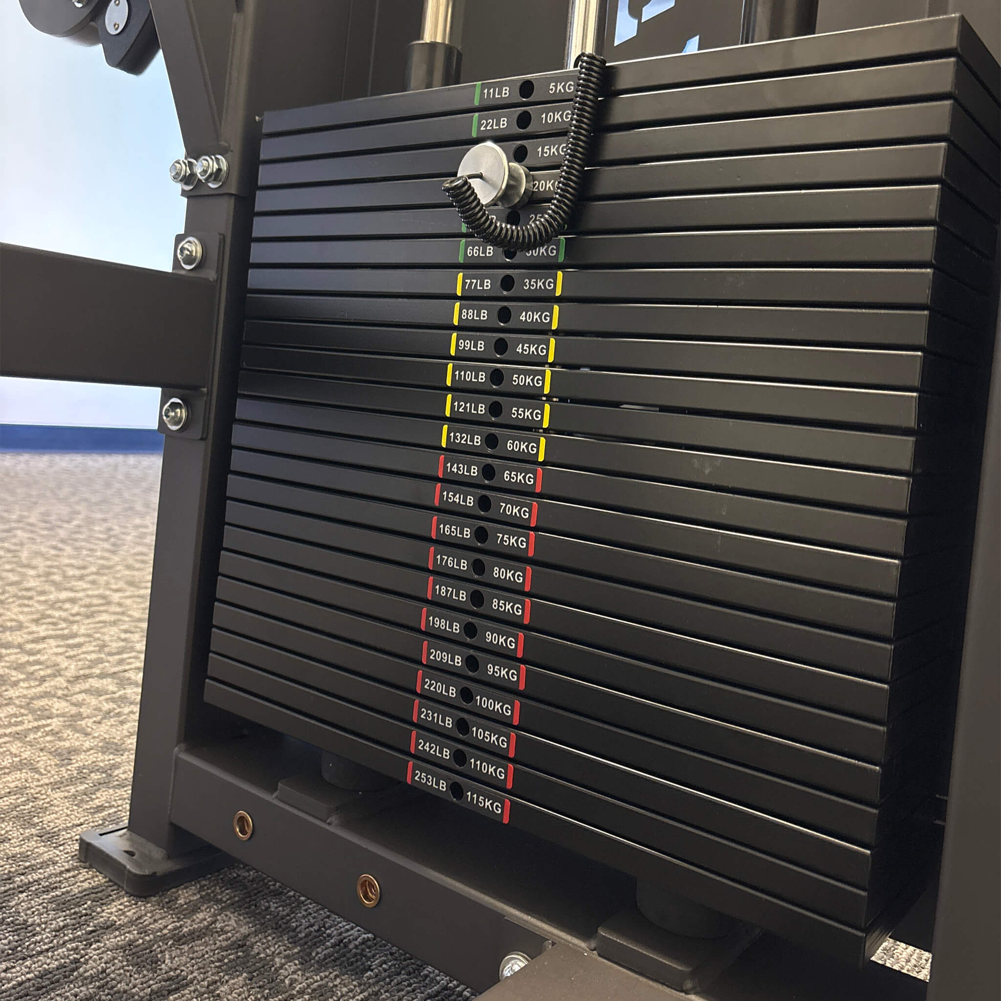 SFE Commercial Selectorized Seated Leg Extension And Leg Curl Machine With 250LBS Weight Stack [GC-5055-1] (SAK63182) - Image 6