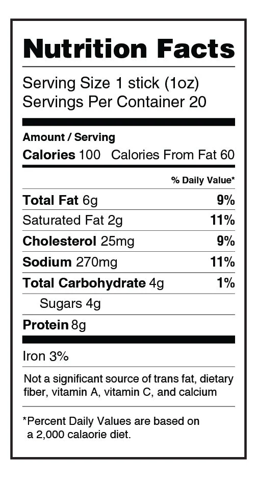 Tangy BBQ Flavor Snack Sticks - 20 count - Image 3